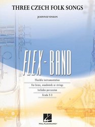Hal Leonard Corporation FLEX-BAND - THREE CZECH FOLK SONGS (Tři české lidové písně) / partitura + party