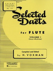 Selected Duets for Flute 1 (easy-medium) / Vybraná dueta pro příčné flétny (snadné - středně náročné)