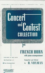 RUBANK CONCERT&CONTEST COLLECTIONS for F Horn - klavírní doprovod