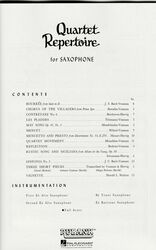 QUARTET REPERTOIR FOR SAXOPHONE(AATB) party (4 ks)
