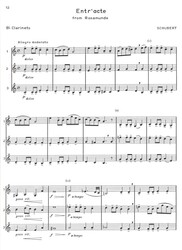 Chamber Music for Three Clarinets 1 (easy) / snadné skladby pro tři klarinety