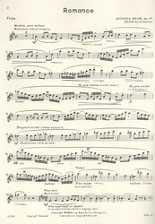 ROMANCE, Op. 41 by Georges Brun / příčná flétna a klavír