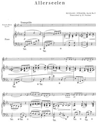 ALLERSEELEN - Richard Strauss - lesní roh (f horn) a klavír