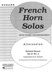 ALLERSEELEN - Richard Strauss - lesní roh (f horn) a klavír