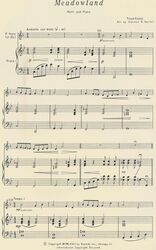MEADOWLAND - horn (F or Eb) solo with piano / lesní roh a klavír