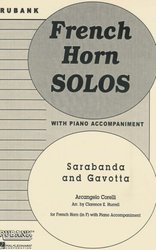 SARABANDA AND GAVOTTA  f-horn solo with piano / lesní roh a klavír