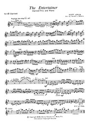THE ENTERTAINER (S.Joplin) / klarinet trio a klavír