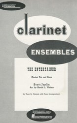 RUBANK THE ENTERTAINER (S.Joplin) - clarinet trio + piano