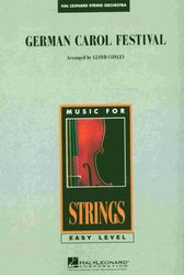 Hal Leonard Corporation GERMAN CAROL FESTIVAL - Easy String Orchestra / partitura + party