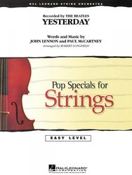 Hal Leonard Corporation Yesterday - Pop Specials For Strings (easy level) / partitura + party