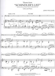 SCHINDLER&apos;S LIST, Theme from Motion Picture / violoncello a klavír