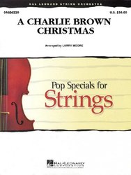 Hal Leonard Corporation A Charlie Brown Christmas - Pop Specials for Strings / partitura + party