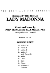 LADY MADONNA (THE BEATLES) - string orchestra