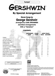 GERSHWIN - JAZZ ARRANGEMENT + Audio Online / trumpeta