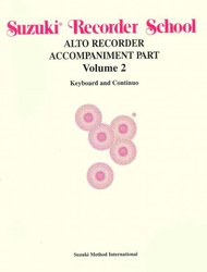 SUZUKI ALTO RECORDER SCHOOL 2 / klavírní doprovod