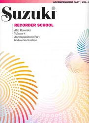 SUZUKI ALTO RECORDER SCHOOL 4 / klavírní doprovod