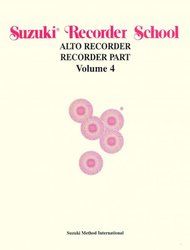 SUZUKI ALTO RECORDER SCHOOL 4 - altová zobcová flétna