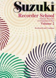 SUZUKI SOPRANO RECORDER SCHOOL 2 - klavírní doprovod