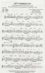 BROADWAY - JAZZ ARRANGEMENTS + CD / klarinet