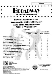 BROADWAY - Jazz Arrangements + Audio Online / trumpeta