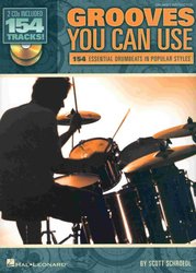 Hal Leonard Corporation GROOVES YOU CAN USE + 2x CD (154 essential drumbeats in popular styles)