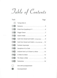 1st RECITAL SERIES + CD / alt saxofon - sólový sešit