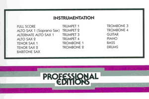 LOOK FOR THE SILVER LINING  professional editions