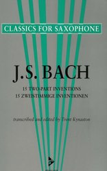 BACH - 2 PART INVENTIONS - saxophone duets / dueta pro saxofon