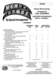 MOVIE SONGS - JAZZ ARRANGEMENT + CD / klarinet