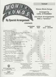 MOVIE SONGS - JAZZ ARRANGEMENT + Audio Online / trumpeta