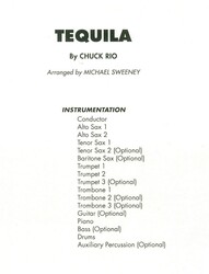 TEQUILA + Audio Online / snadný jazzový orchestr - partitura + party
