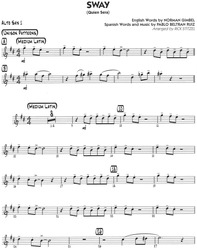 SWAY (QUIEN SERA) + CD  easy jazz band