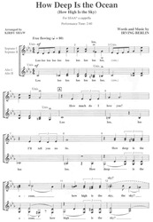 HOW DEEP IS THE OCEAN / SSAA* a cappella