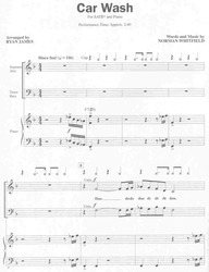 CAR WASH / SATB* + piano/chords