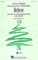 BELIEVE - from The Polar Express / SATB* + piano/chords