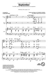SEPTEMBER / SATB*