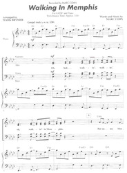 WALKING IN MEMPHIS / SATB*