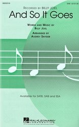 Hal Leonard Corporation And So It Goes / SAB* + piano