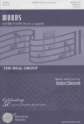 WORDS by The Real Group /  SATBB & SATB*  a cappella