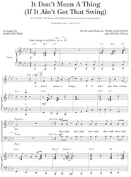 IT DON´T MEAN A THING / SATB