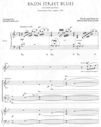 BASIN STREET BLUES / SATB*