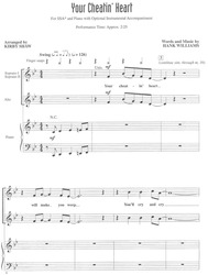 YOUR CHEATIN' HEART / SSA* a klavír/akordy