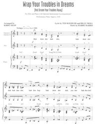 Wrap Your Troubles In Dreams / SSA* a klavír/akordy