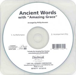 Ancient Words (with Amazing Grace) - CHOIRTRAX CD - hudební doprovod