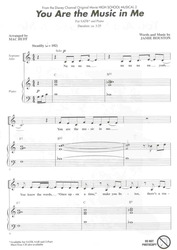 You Are the Music in Me (from High School Musical 2) / SATB*