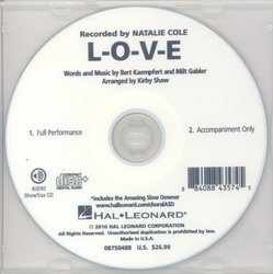 Hal Leonard Corporation L-O-V-E / ShowTrax CD (CD s hudebnín doprovodem)