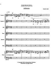 ALLELUIA by Zdeněk Lukáš / SSATBB a cappella