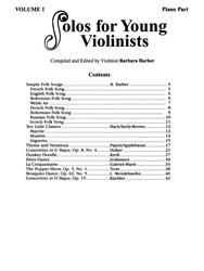 SOLOS FOR YOUNG VIOLINISTS 1 / housle a klavír