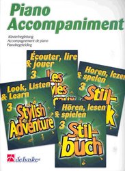 LOOK, LISTEN &amp; LEARN 3 - STYLISH ADVENTURE piano accompaniment for clarinet solo book / klarinet - klavírní doprovod