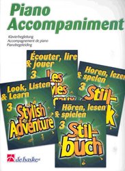 LOOK, LISTEN &amp; LEARN 3 - STYLISH ADVENTURE piano accompaniment for flute solo book / příčná flétna- klavírní doprovod